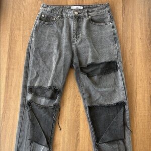 Adika Charcoal Denim Jeans
